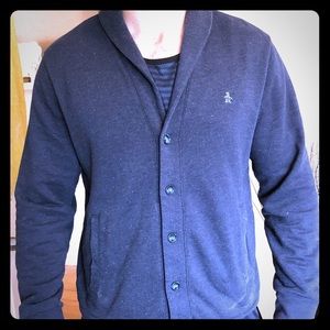 Penguin men’s XL cardigan dark blue
